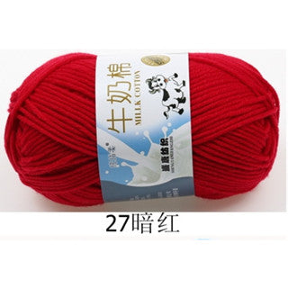 5ply | Smooth Milk Fiber Knitting Wool Crochet Yarn Milk Cotton 50g