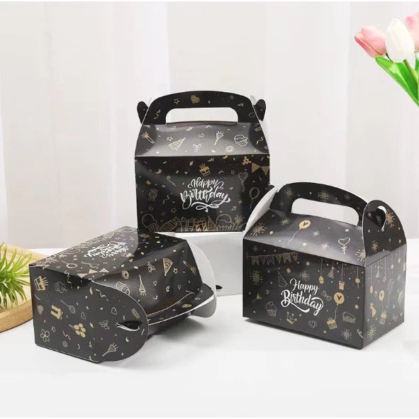 1pc Happy birthday candy box Birthday gift box Happy Birthday Portable biscuit box