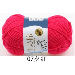 5ply | Smooth Milk Fiber Knitting Wool Crochet Yarn Milk Cotton 50g