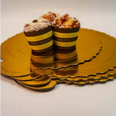 5pcs High Quality Cake Board 2mm Thick Round Square Gold White Cake Board