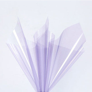 Colored Cleared Transparent Flower Wrappers Bouquet Wrapping paper