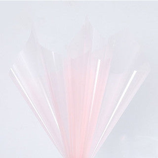 Colored Cleared Transparent Flower Wrappers Bouquet Wrapping paper