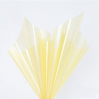 Colored Cleared Transparent Flower Wrappers Bouquet Wrapping paper