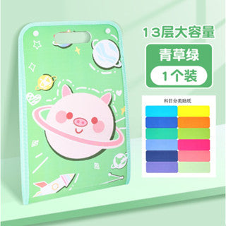 13 LAYER Folder File Organizer Expanding File Folder Clear Book Folder Organizer