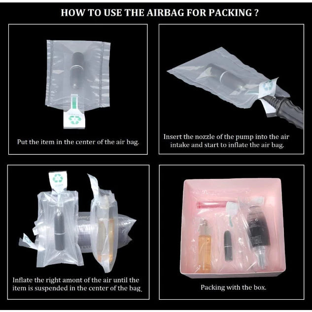 Double layer Inflatable Shockproof Air Cusion Buffer filling bag