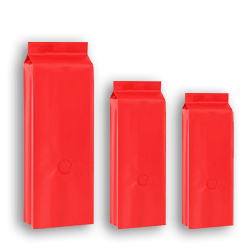 1pc Open Top Aluminum Foil Coffee Pouch bag with valve