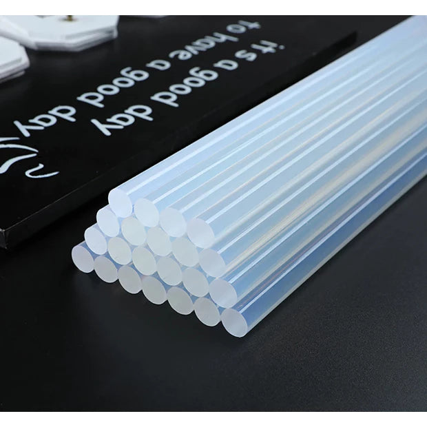 10pcs 7mm Transparent Hot Melt Gun Glue Sticks for Heat Pistol Gun Adhesive