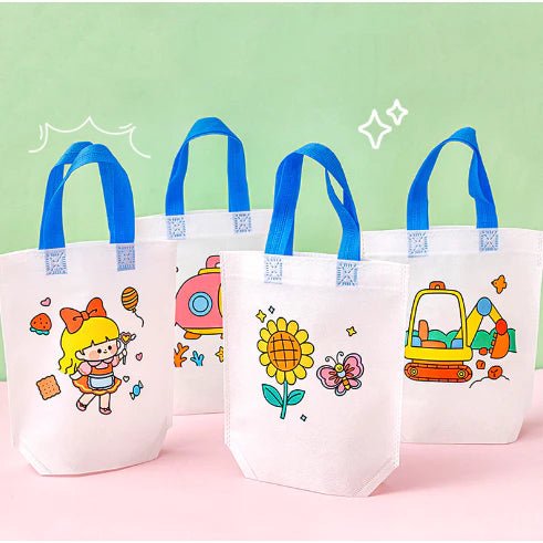 Graffiti Painting Bag Handmade Painting For Kids Graffiti Bag Drawing Educational Toys