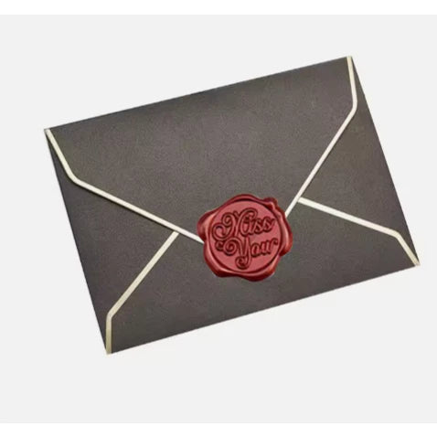 1pc Self Adhesive Wax Stamp Stickers Envelope Label Invitation Wax Seal Sticker