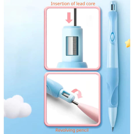 Posture Automatic Pencil 2.0mm Thick Lead Excellent Grip Activity Pencil