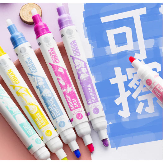 Conan series Color HIGHLIGHTER Cute Refreshing Art Marker Graffiti Highlighter Pen