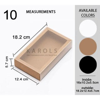 Transparent MATTE drawer box pvc matte gift box product packaging