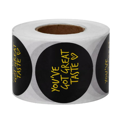500 sheets | More Designs Stickers | self-adhesive label sealing packaging label | 2.5 cm / 1 inch