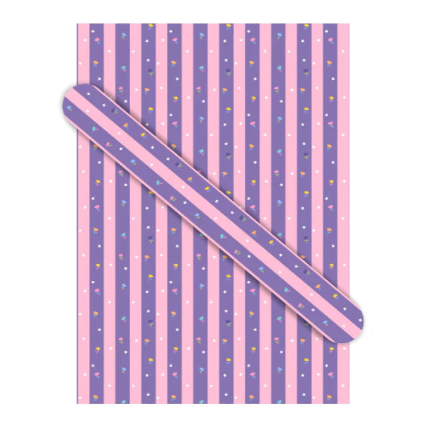 5pcs | Purple Bear Color gift wrapping paper nostalgic elegant size birthday Wrapping pape