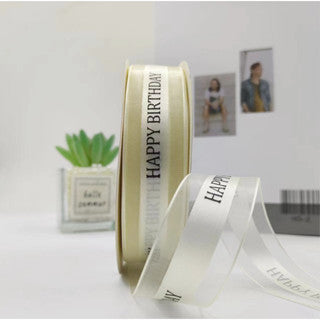 (2.5cmx50yards) BEST WISHES FOR YOU Organza Ribbon Wedding/Birthday Decoration