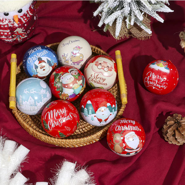 1PC Christmas round elf Balls Ornaments For Xmas Tree Christmas Decoration