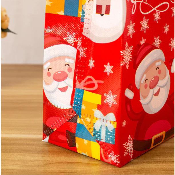 1pc Christmas Eco Bag Non Woven Fabric Waterproof Reusable Handbag Gift bag