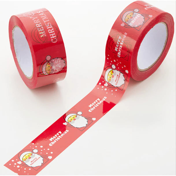 1pc Christmas Red Sealing Adhesive Tape Packaging Gift Wrapping Tape