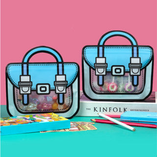 Pahiga Window Plastic Self-sealing Candy Bags, Candy Bags for Birthday Party Loot Bag