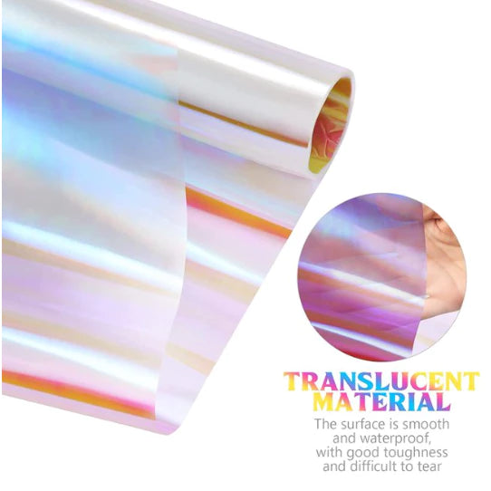 20pcs 57cm*57cm Holographic Flower wrapping film Waterproof floral wrapping paper