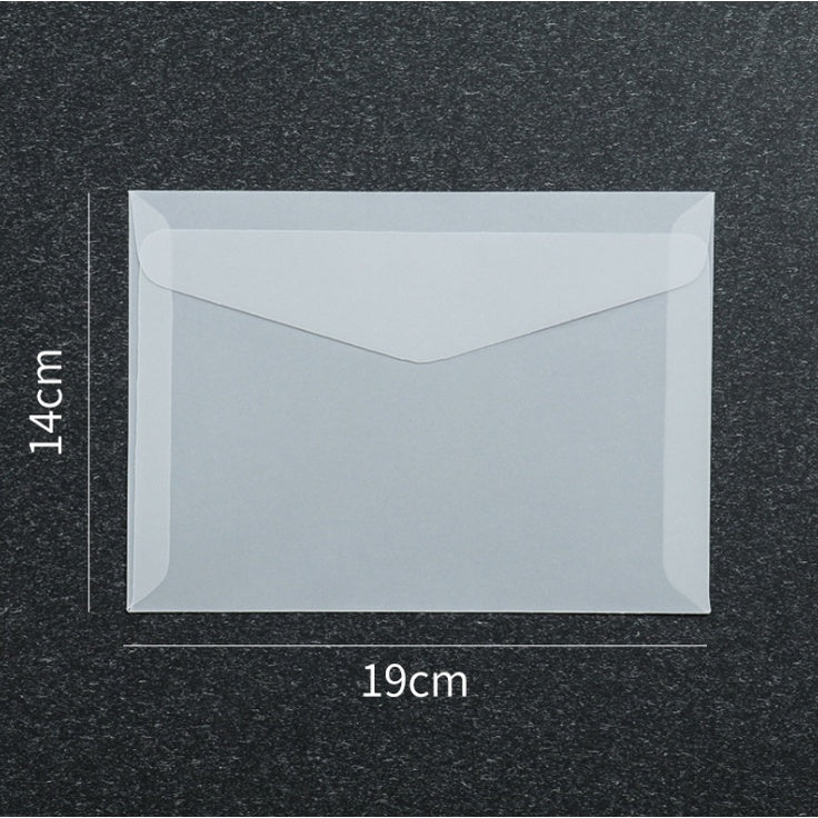 1pc | Transparent envelope for invitation / Translucent Envelope for invitation