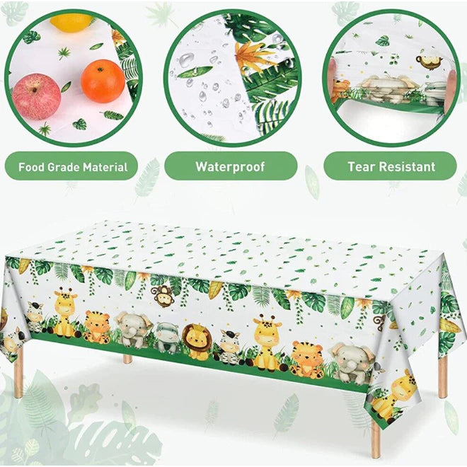 Jungle Animal Lion King Theme Design Disposable Tableware Set Jungle Safari theme