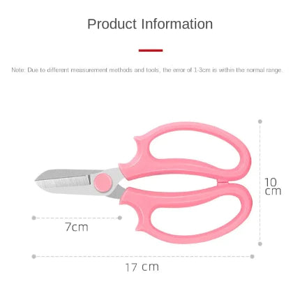 1pc RANDOM COLOR Stainless Steel Gardening Scissors Floral Pruning Tool Floral Scissors