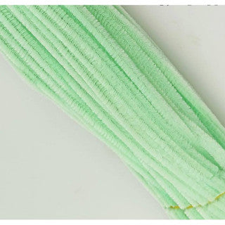 | 100PCS 8mm Fuzzy Wire Colored Chenille Wires Fluffy Sticks Stems Twist Tie for Kids