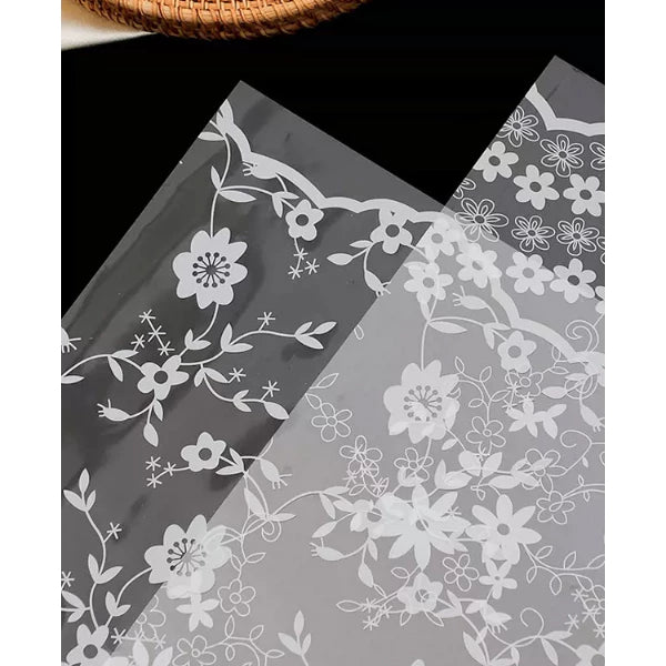 Lace cellophane transparent waterproof bouquet flower wrapper