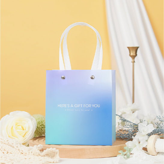 1pc Gradient Gift Tote Bag High-End Gift Bag Packaging Bag Accompanying Gift Bag Tote Bag