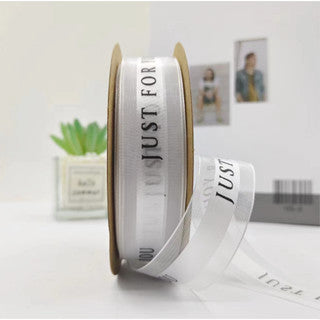 (2.5cmx50yards) BEST WISHES FOR YOU Organza Ribbon Wedding/Birthday Decoration
