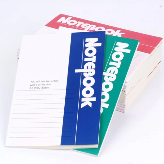 Thicked A5 Lined Adhesive Binding NoteBook Soft Writing Paper Planner Notebooks