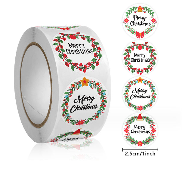 500 sheets | More Designs Stickers | self-adhesive label sealing packaging label | 2.5 cm / 1 inch