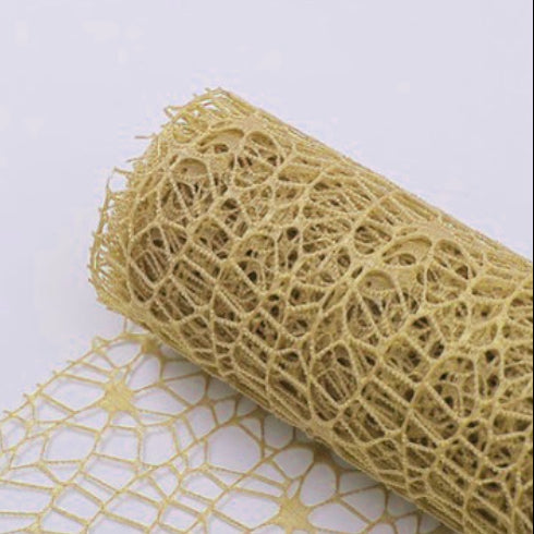 49cm x 5yards | Mesh Web Wrapping Paper Flower Paper Bouquet Jacquard Mesh