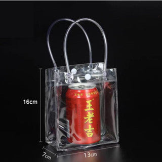 PVC/ Plastic Transparent Bag / Transparent Tote handbag gift Clear bag gift packaging bag