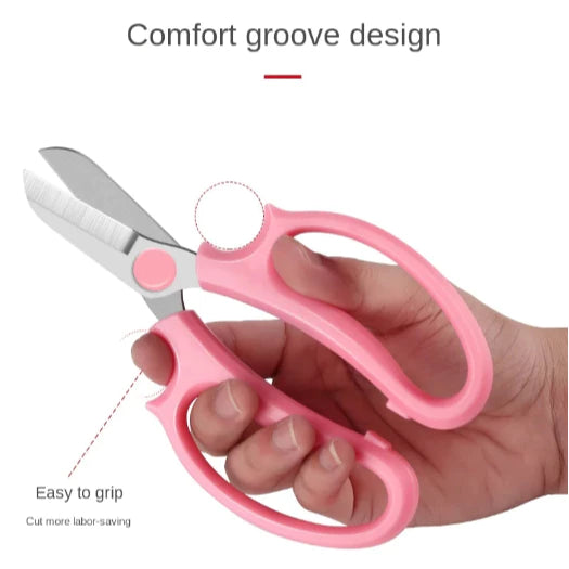 1pc RANDOM COLOR Stainless Steel Gardening Scissors Floral Pruning Tool Floral Scissors