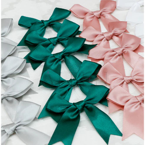 (50pcs/pack) 1'' Satin Ribbon Handmade 8.5cm Wide Swallowtail Bowknot For DIY Craft