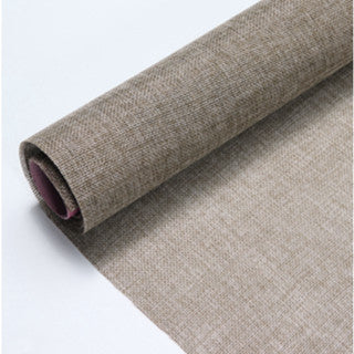 (48cmx5yards) Flower colored linen roll retro floral diy material flower packaging