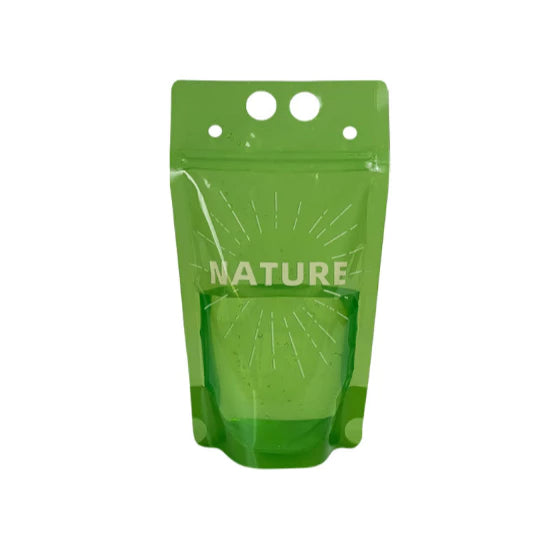 100pcs Disposable beverage bag juice bag self-sealing lemonade milk tea packaging bag