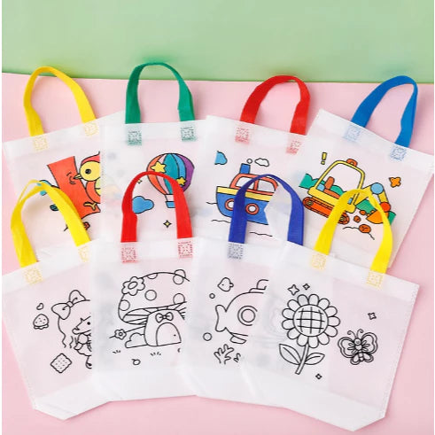 Graffiti Painting Bag Handmade Painting For Kids Graffiti Bag Drawing Educational Toys