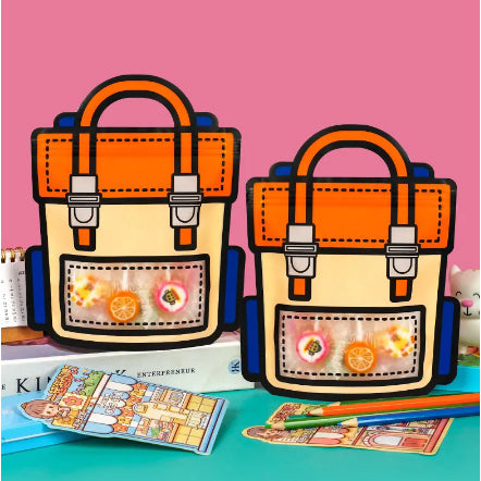 Window Plastic Self-sealing Candy Bags, Candy Bags for Birthday Party Loot Bag