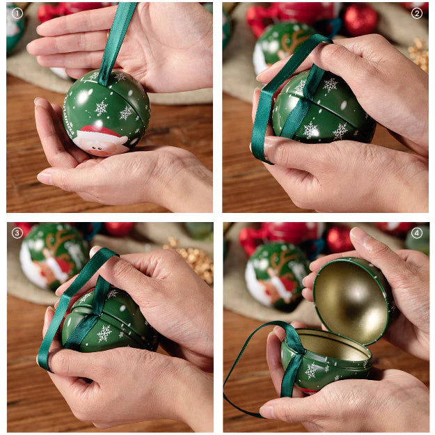 1PC Christmas round elf Balls Ornaments For Xmas Tree Christmas Decoration