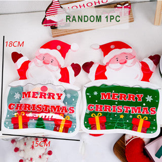 1pc Christmas Ziplock Plastic Gift Bags Candy party Packaging Bags