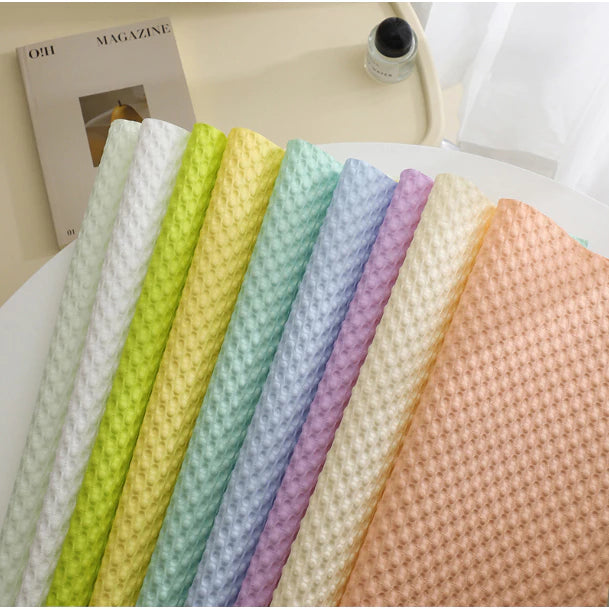 10pcs (50x50) 3D Embossed Bouquet Wrapper Paper flower wrapping paper