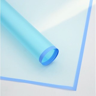 20pcs Transparent Colored Edge Flower Wrapper Korean Wrapper Accesories Paper Wrapping