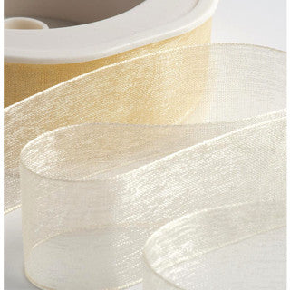 (4cm | 50 yards/roll )organza ribbon wholesale gift wrapping decoration Christmas ribbons