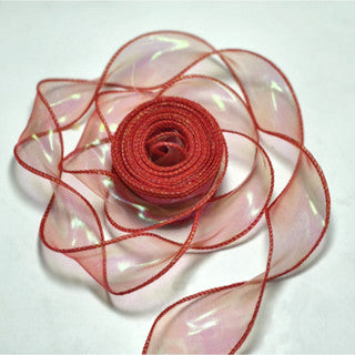 Fantasy fish tail yarn pleated yarn Ribbon With Wavy Edge Wrap Flower Gift Decoration