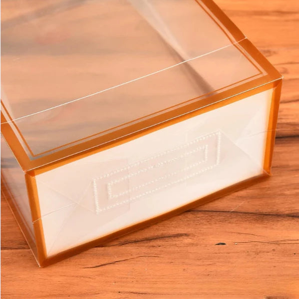 Colored Lining Frosted Plastic PVC Transparent Bags Souvenir Tote Bag