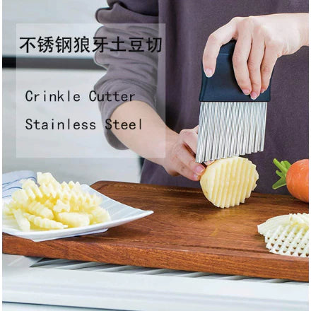 Wolf tooth potato knife wave-shaped fancy knife pattern cutting potato Cutter
