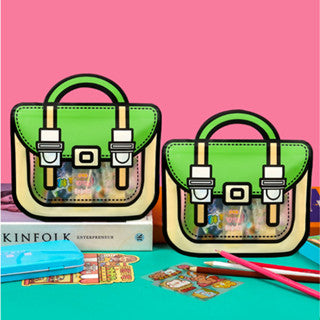 Pahiga Window Plastic Self-sealing Candy Bags, Candy Bags for Birthday Party Loot Bag